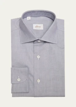 BrioniMen's Cotton Chambray Dress Shirt