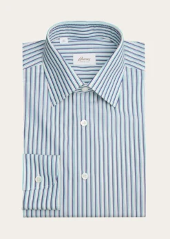 BrioniMen's Cotton Multi-Stripe Dress Shirt