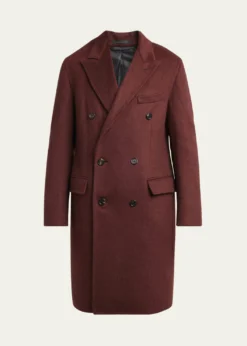 BrioniMen's Double-Breasted Cashmere Coat