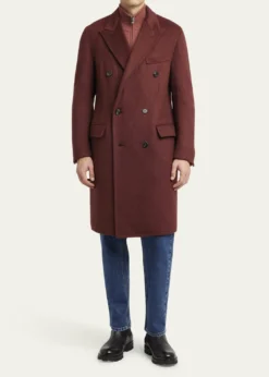 BrioniMen's Double-Breasted Cashmere Coat
