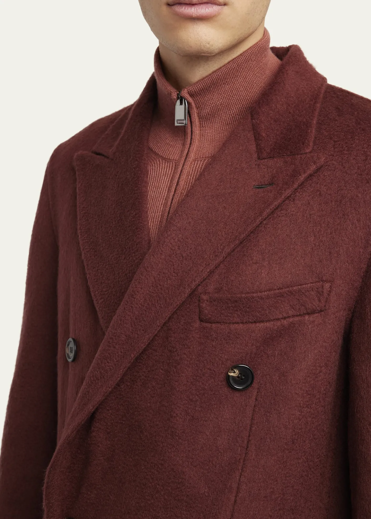 BrioniMen's Double-Breasted Cashmere Coat