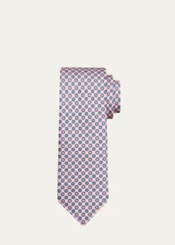 BrioniMen's Micro-Medallion Silk Tie