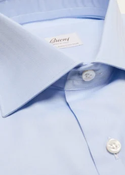 BrioniMen's Sea Island Cotton Herringbone Dress Shirt