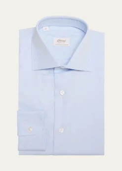 BrioniMen's Sea Island Cotton Herringbone Dress Shirt