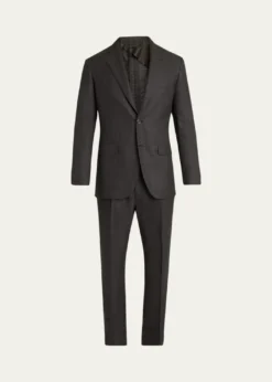BrioniMen's Wool and Silk Sharkskin Two-Piece Suit