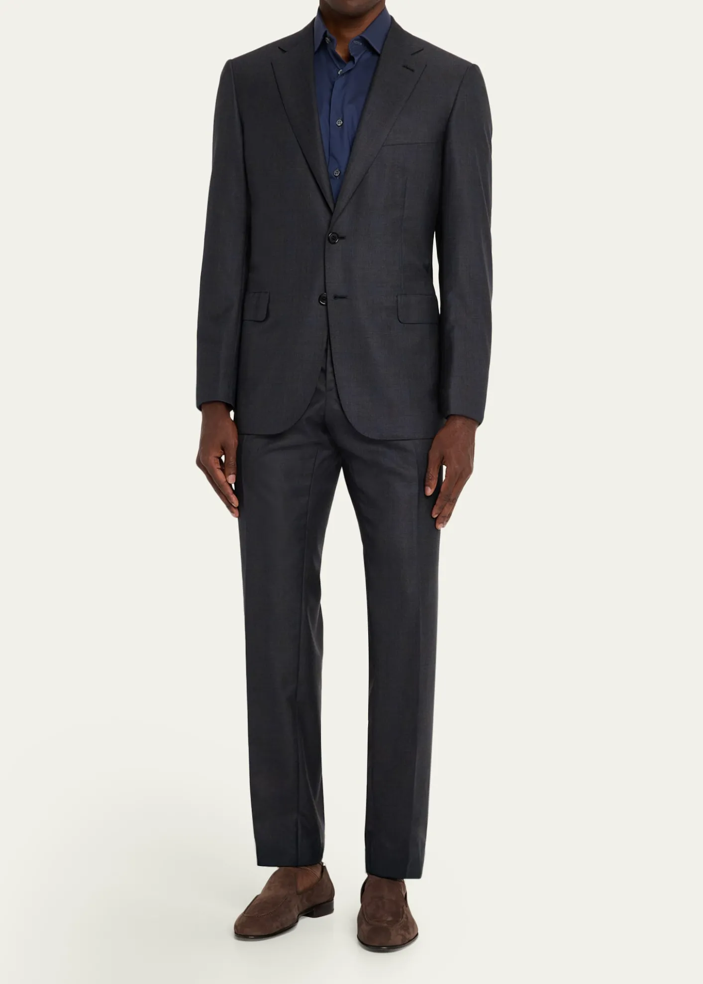 BrioniMen's Wool and Silk Tonal Check Two-Piece Suit