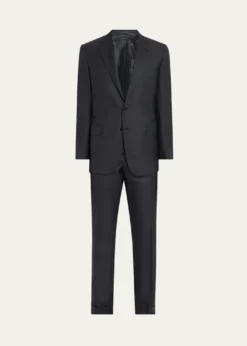 BrioniMen's Wool and Silk Tonal Check Two-Piece Suit