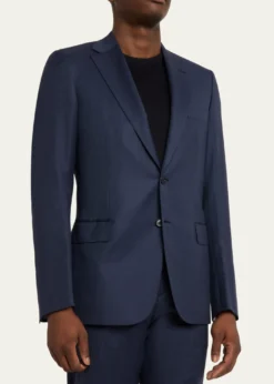 BrioniMen's Wool Micro-Herringbone Two-Piece Suit
