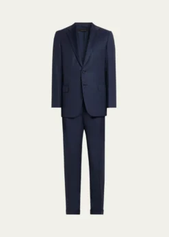 BrioniMen's Wool Micro-Herringbone Two-Piece Suit