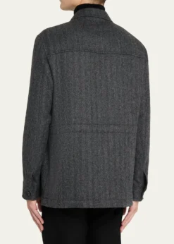 BrioniMen's Baby Alpaca Herringbone Jacket