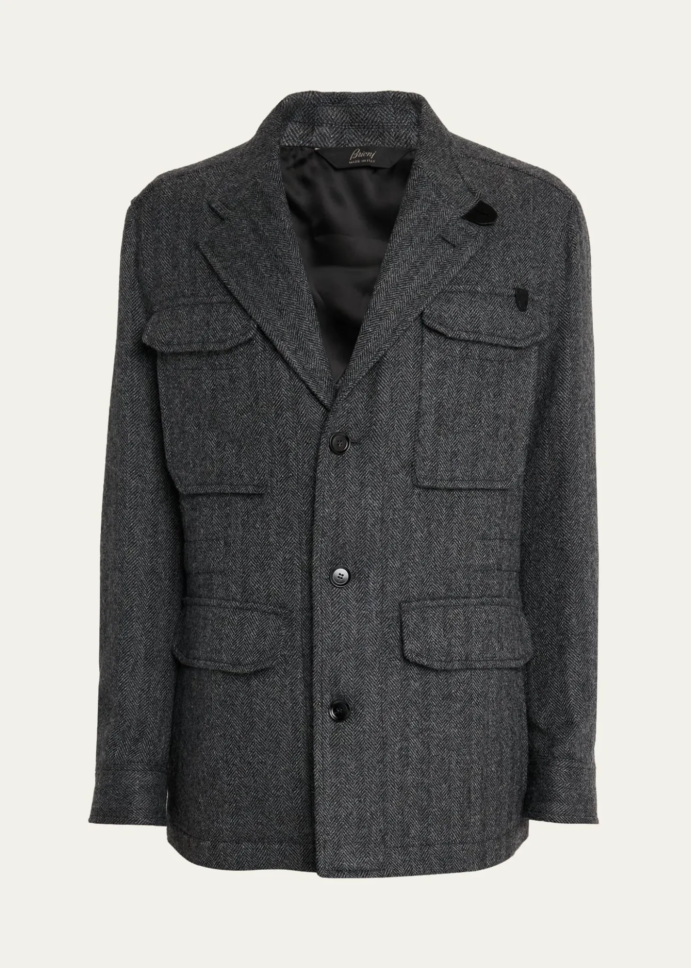 BrioniMen's Baby Alpaca Herringbone Jacket