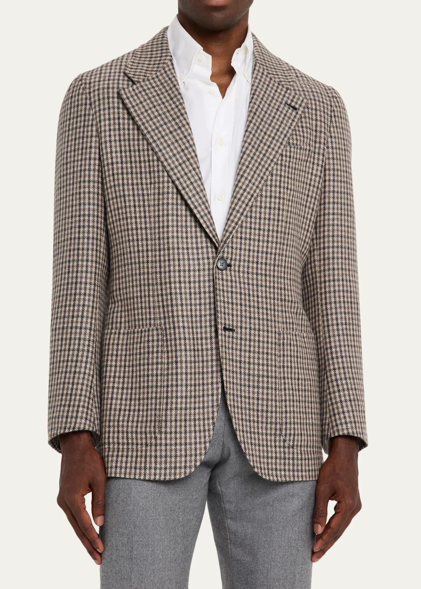 BrioniMen's Brera Cashmere District Check Sport Coat