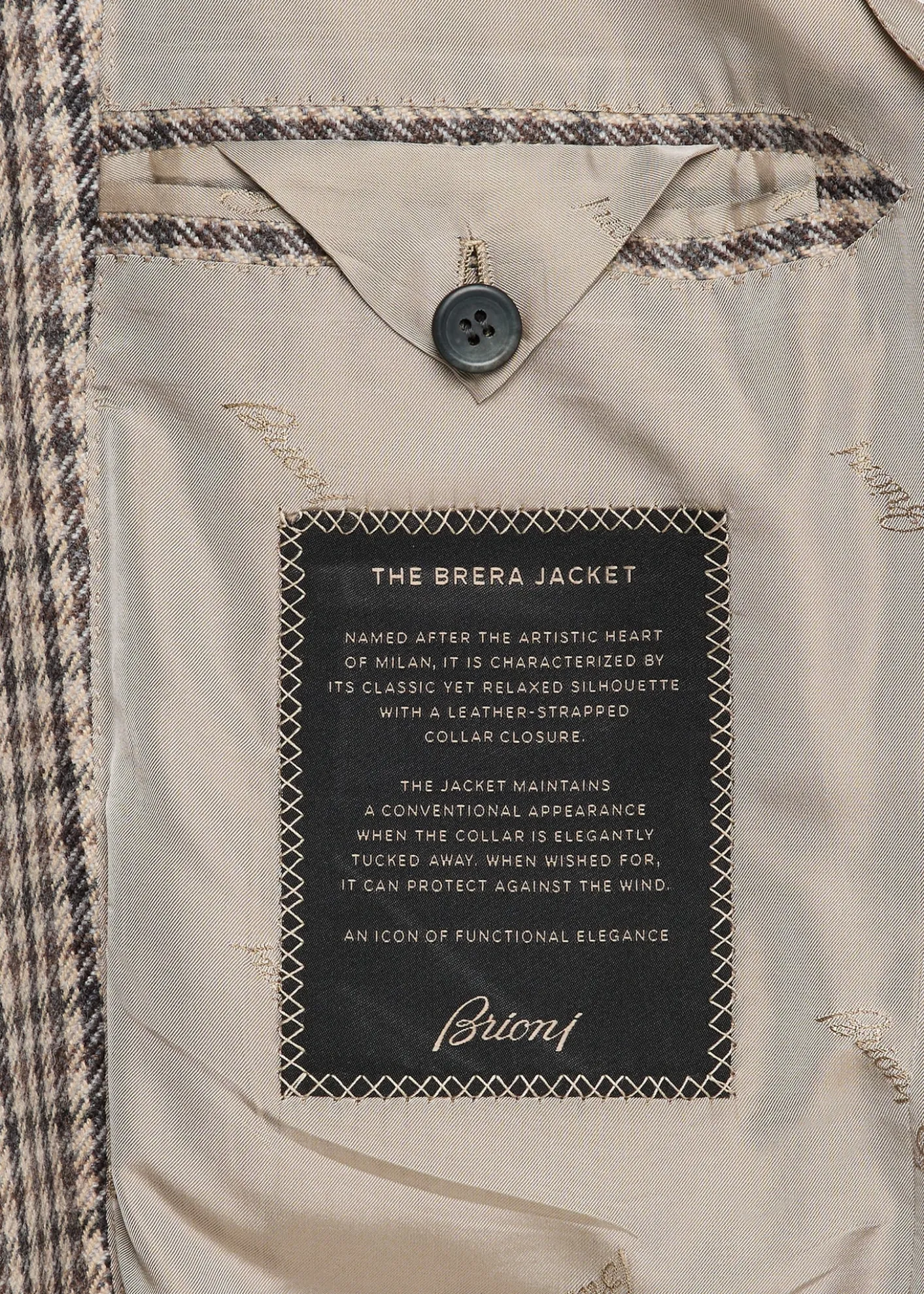 BrioniMen's Brera Cashmere District Check Sport Coat