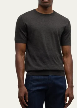 BrioniMen's Cashmere-Silk Crewneck Sweater
