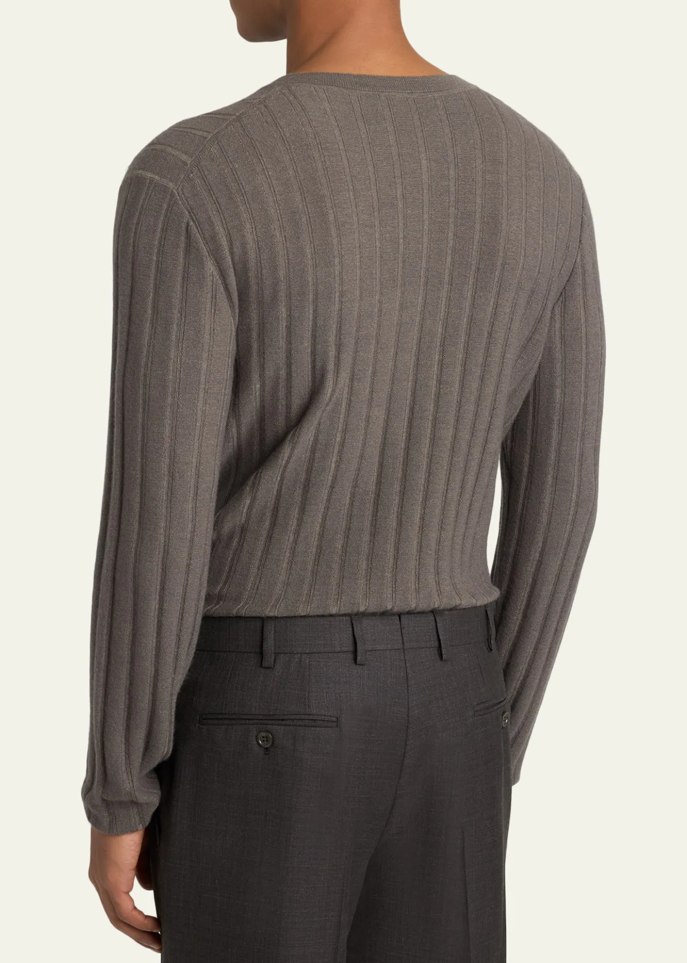 BrioniMen's Cashmere/Silk Henley Sweater