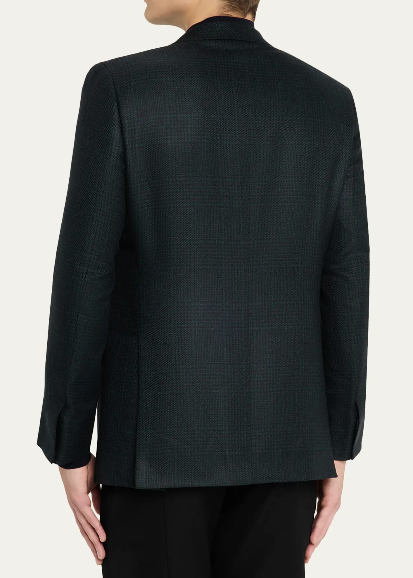 BrioniMen's Cashmere Tonal Plaid Single-Breasted Sport Coat