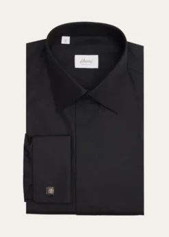 BrioniMen's Cotton Poplin French-Cuff Dress Shirt