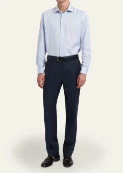 BrioniMen's Fine-Stripe Cotton Sport Shirt