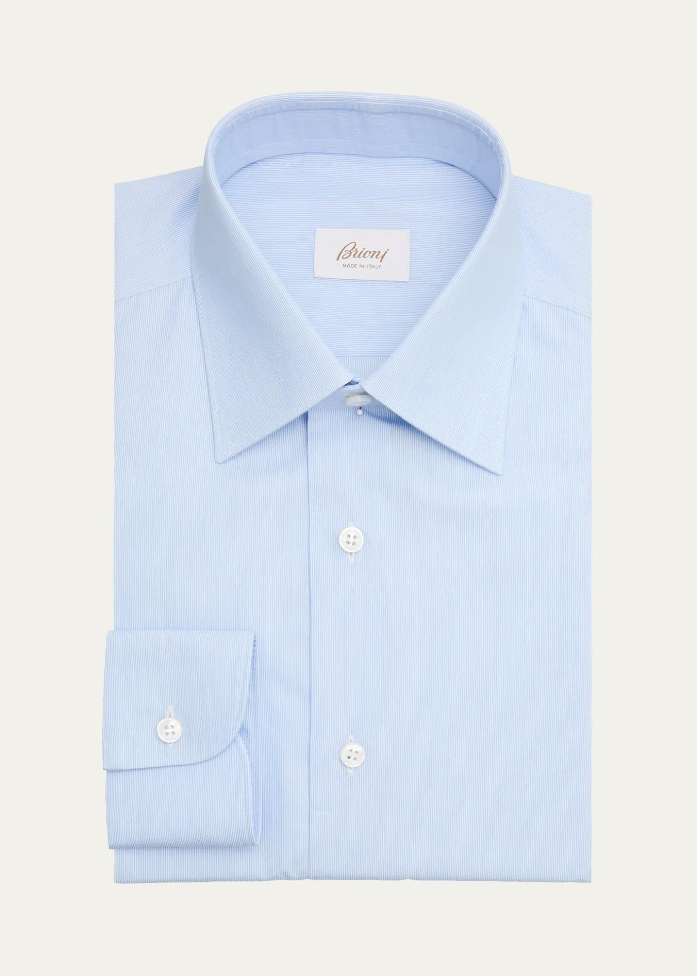 BrioniMen's Fine Stripe Cotton Dress Shirt