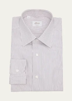 BrioniMen's Giza 87 Cotton Multi-Stripe Dress Shirt