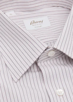 BrioniMen's Giza 87 Cotton Multi-Stripe Dress Shirt
