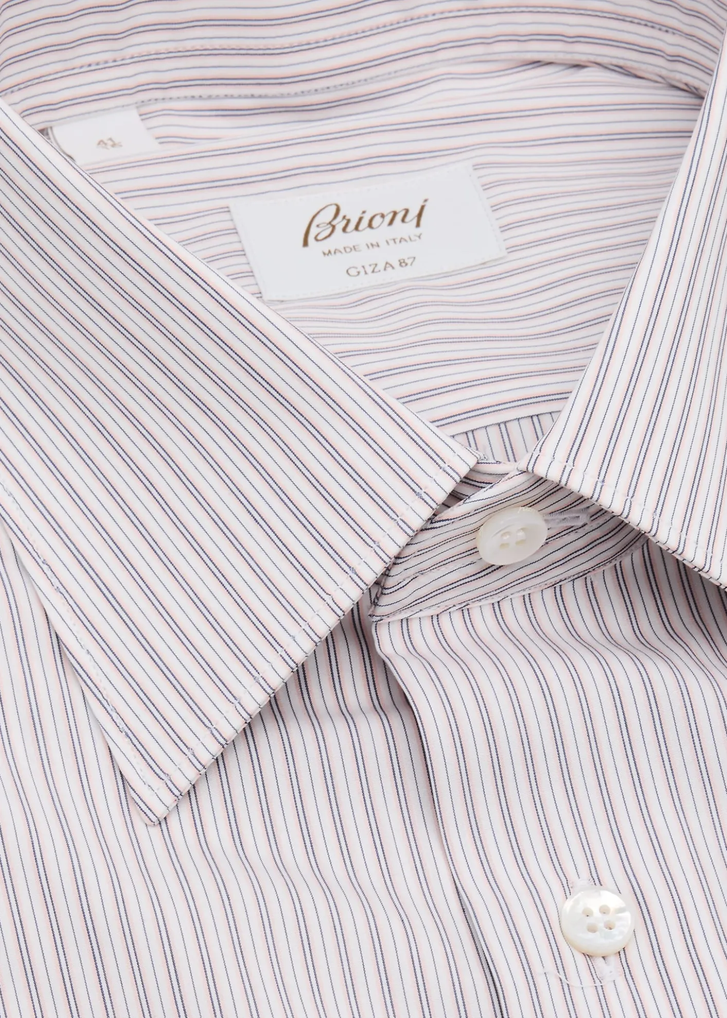 BrioniMen's Giza 87 Cotton Multi-Stripe Dress Shirt
