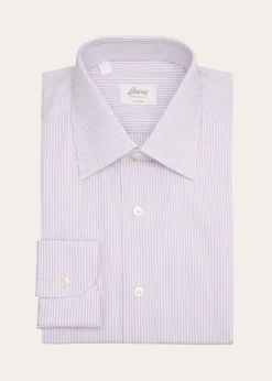 BrioniMen's Giza 87 Cotton Multi-Stripe Dress Shirt