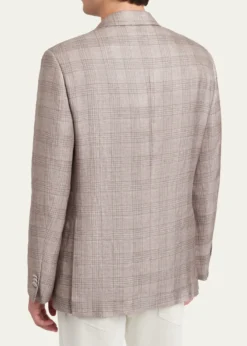 BrioniMen's Linen, Cashmere and Silk Plaid Sport Coat