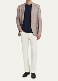 BrioniMen's Linen, Cashmere and Silk Plaid Sport Coat