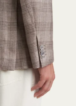 BrioniMen's Linen, Cashmere and Silk Plaid Sport Coat