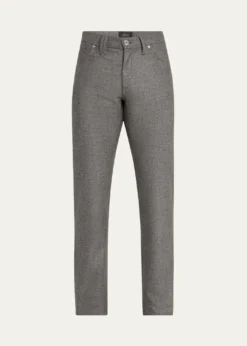 BrioniMen's Meribel Wool Flannel 5-Pocket Pants