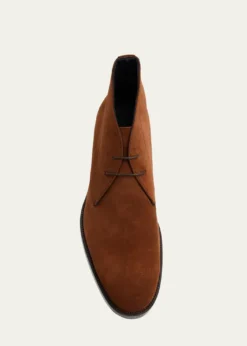 BrioniMen's Milano Suede Rubber-Sole Chukka Boots