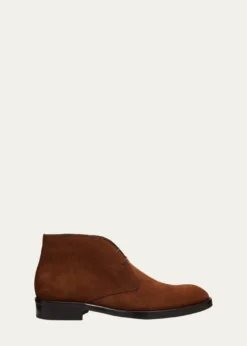 BrioniMen's Milano Suede Rubber-Sole Chukka Boots