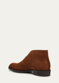 BrioniMen's Milano Suede Rubber-Sole Chukka Boots