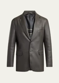 BrioniMen's Monti Deerskin Single-Breasted Blazer