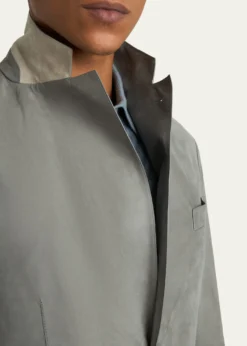 BrioniMen's Monti Nubuck Leather Single-Breasted Blazer