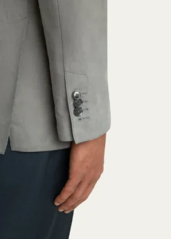 BrioniMen's Monti Nubuck Leather Single-Breasted Blazer