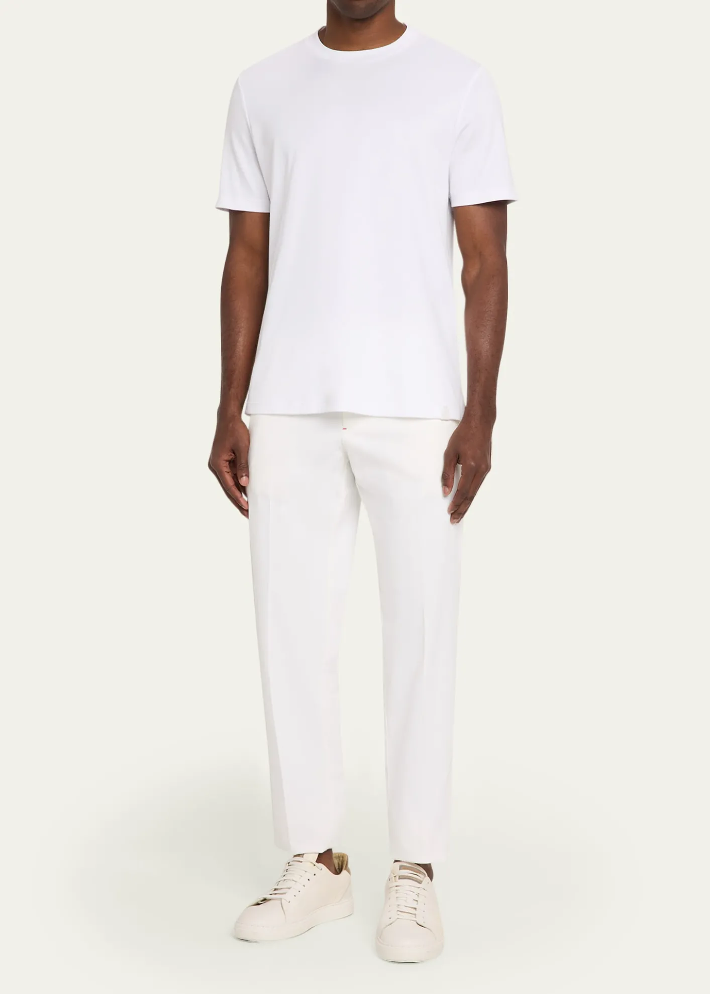 BrioniMen's Sea Island Cotton Crewneck T-Shirt