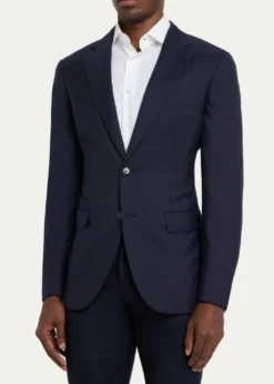BrioniMen's Solid Wool-Silk Blazer