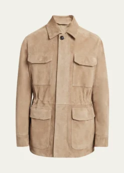 BrioniMen's Suede Field Jacket