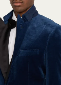 BrioniMen's Virgilio Velvet Peak-Lapel Sport Coat