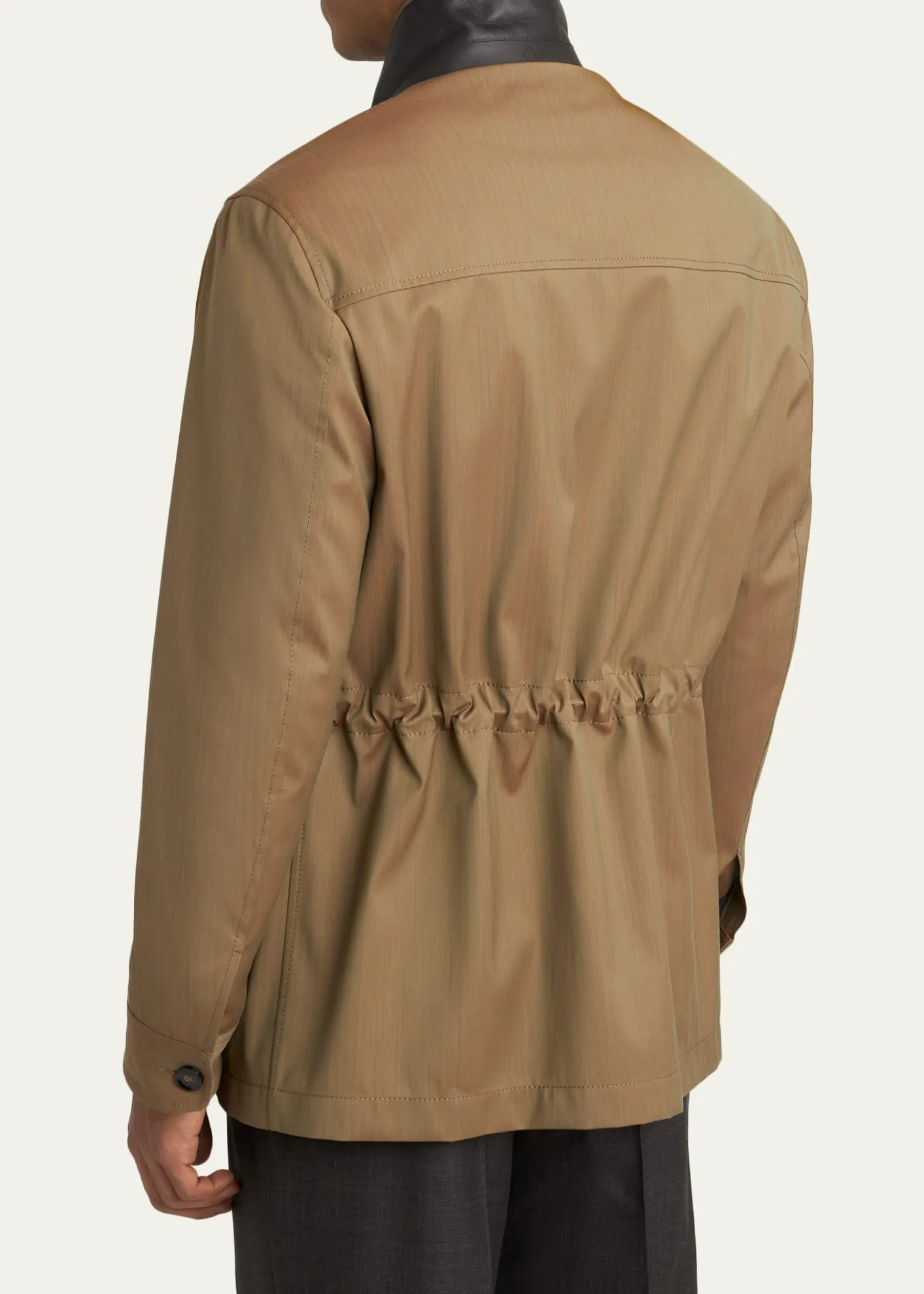 BrioniMen's Wool-Blend Sahariana Jacket