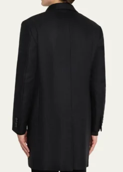 BrioniMen's Wool Chevron Single-Breasted Overcoat