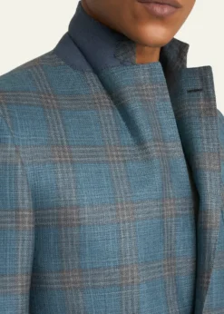 BrioniMen's Wool Plaid Single-Breasted Sport Coat