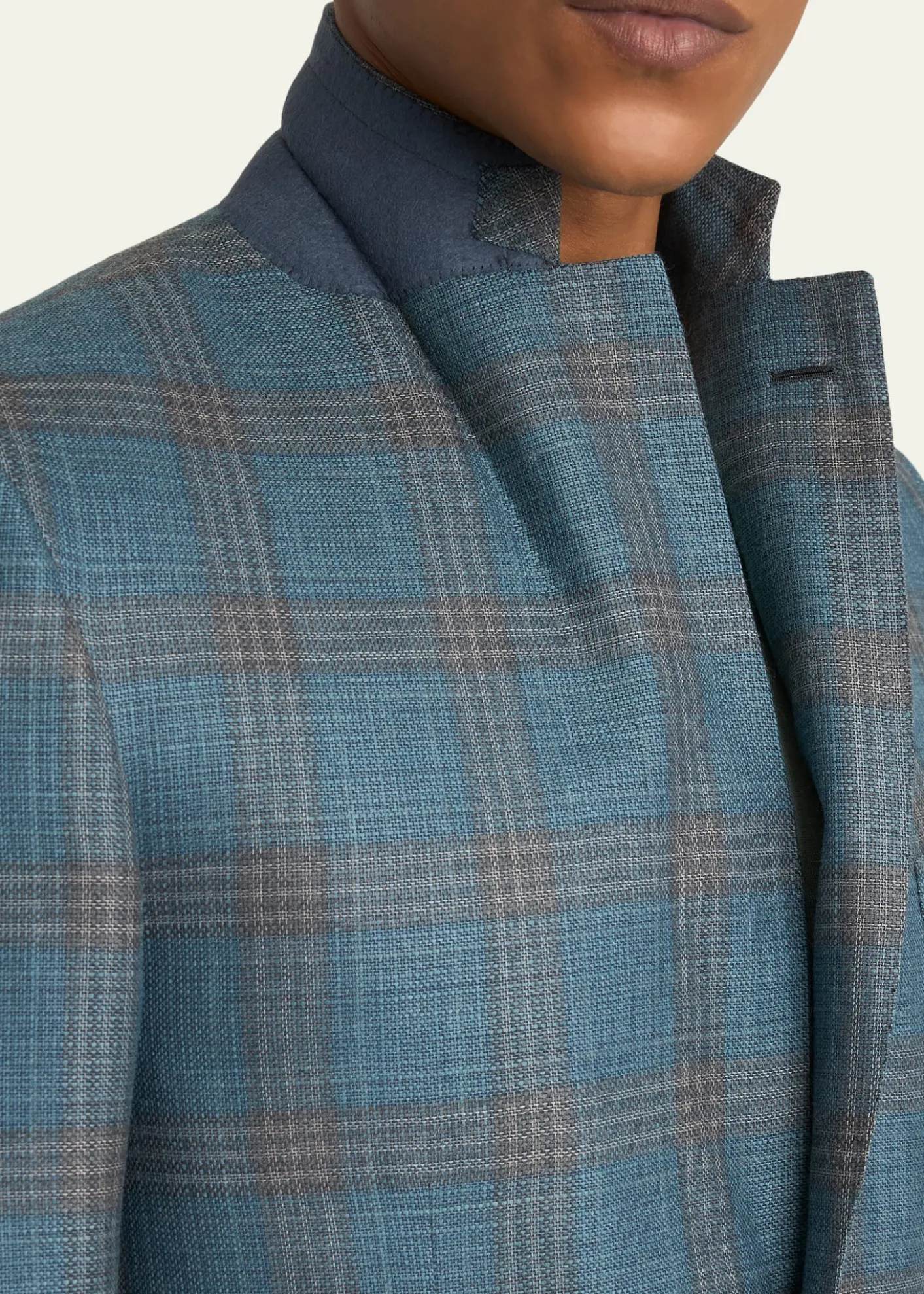 BrioniMen's Wool Plaid Single-Breasted Sport Coat