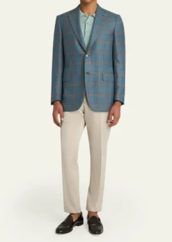 BrioniMen's Wool Plaid Single-Breasted Sport Coat