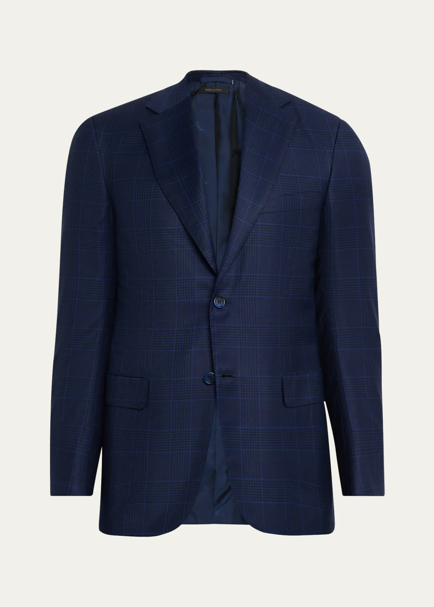 BrioniMen's Wool Plaid Single-Breasted Sport Coat