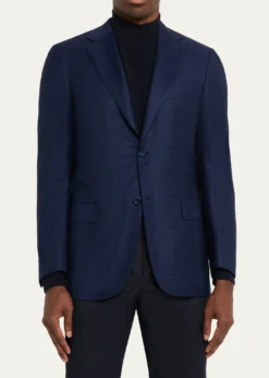 BrioniMen's Wool Plaid Single-Breasted Sport Coat