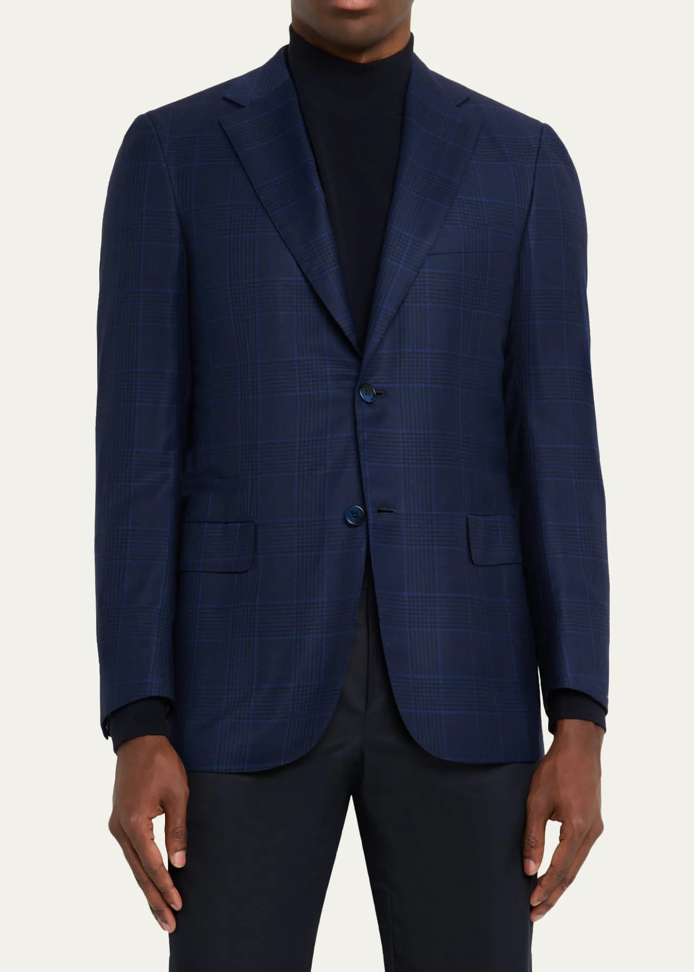 BrioniMen's Wool Plaid Single-Breasted Sport Coat