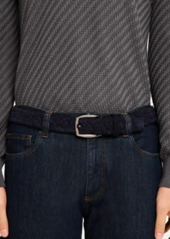 BrioniMen's Woven Leather Belt